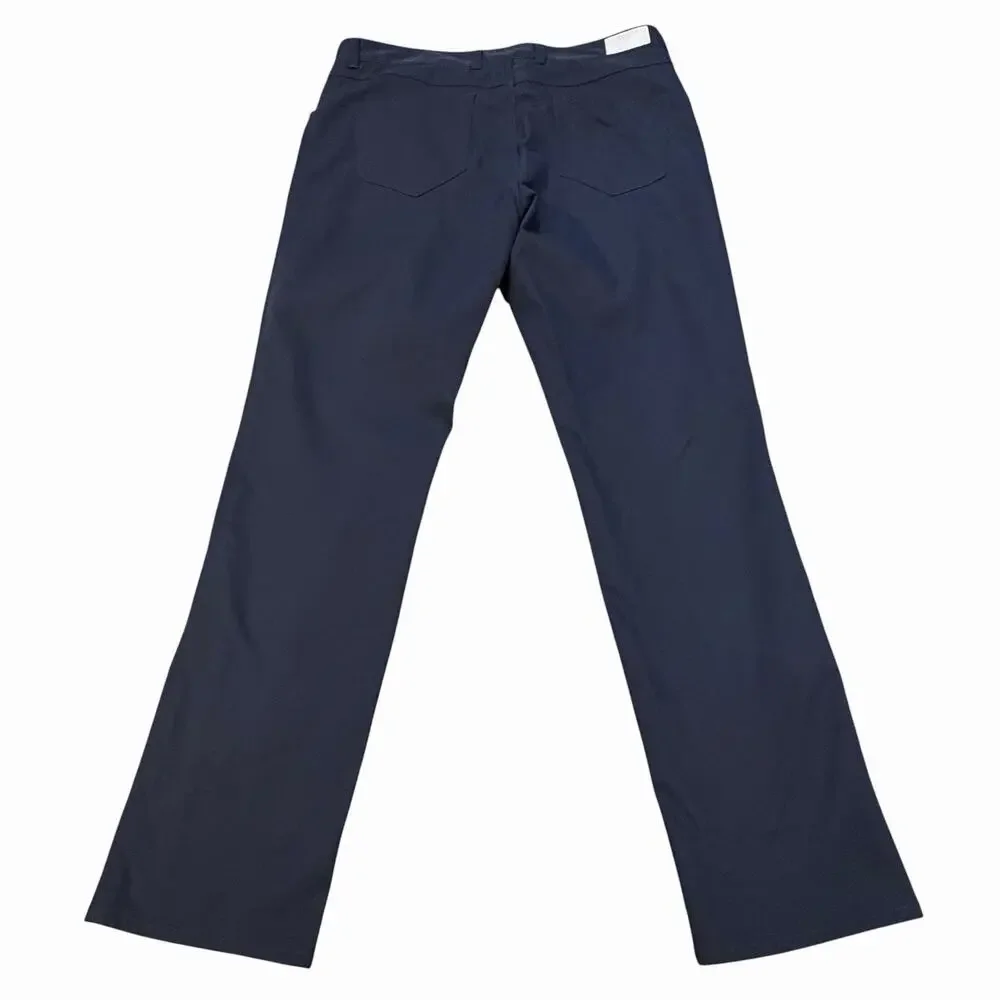 Peter Millar eb66 Performance Five Pocket Pants 35x32 Navy Blue